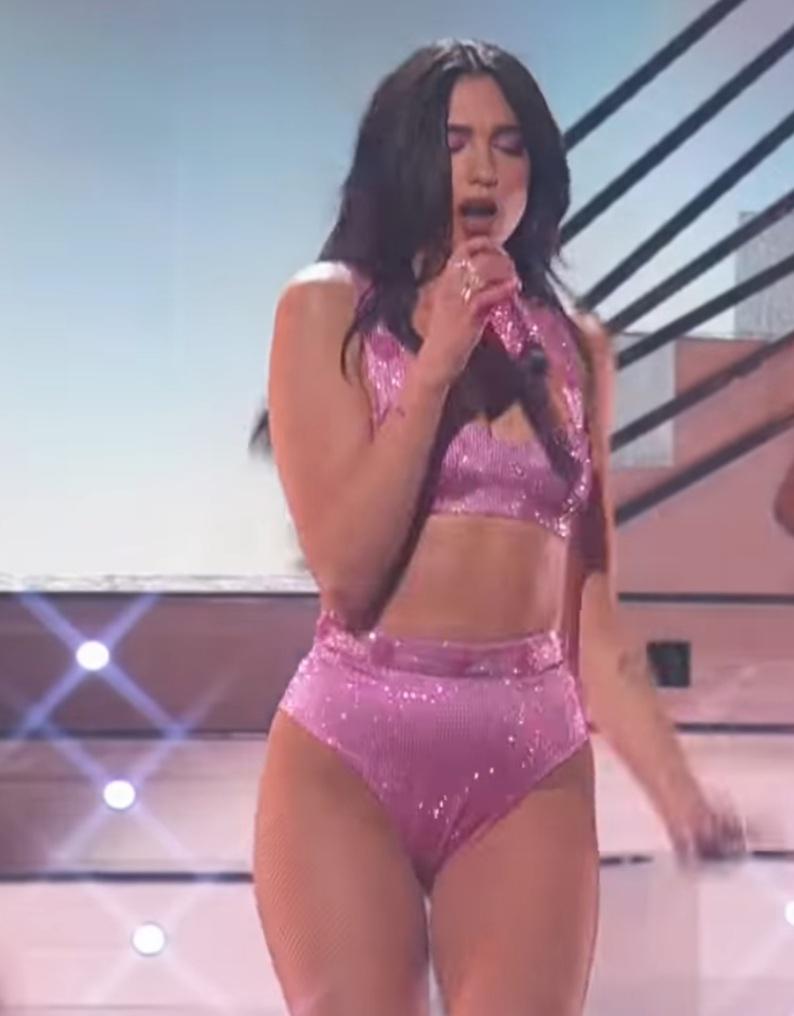 Dua Lipa is so fit and beautiful What a goddess