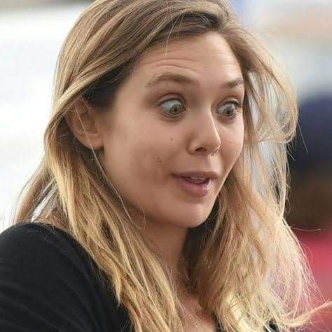 Elizabeth Olsen amazed at your size