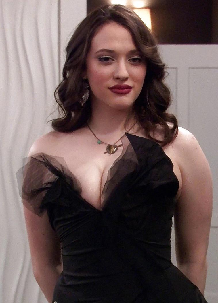 Kat Dennings about to spill out