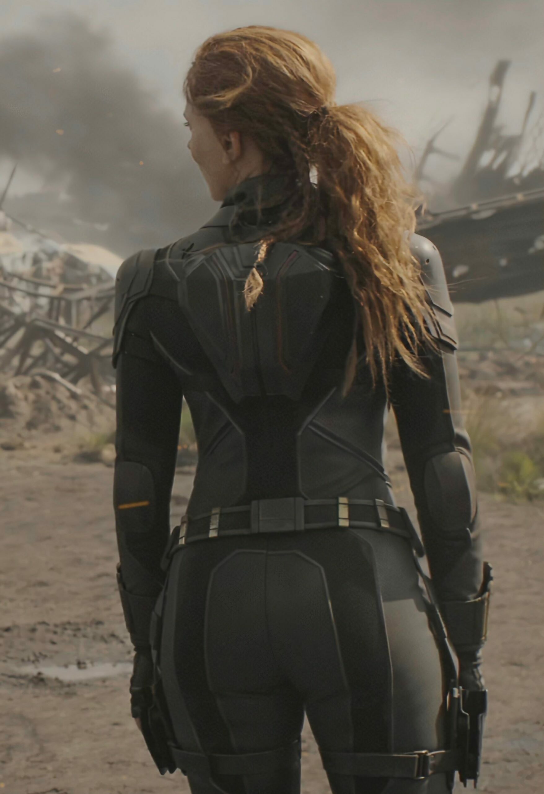 Scarlett Johanssons ass in Black Widow