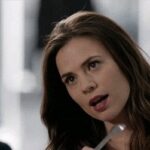 Hayley Atwell thinking up some very naughty plans for date night