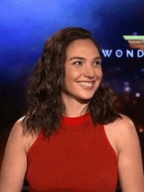 Gal Gadot lip bite