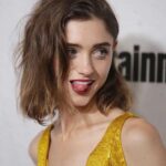 Would you like Natalia Dyer’s tongue and mouth circling. sucking and biting your nipples?