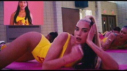 Dua Lipa giving jerk off instructions