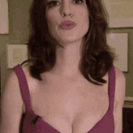 I want to blowbang Anne Hathaway with several other buds. There’d be plenty of frottage, double barrel blowjobs, and friendly fire cumshots.