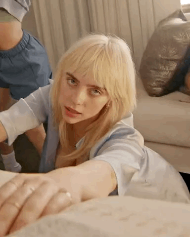 Billie Eilish slow mo cleavage