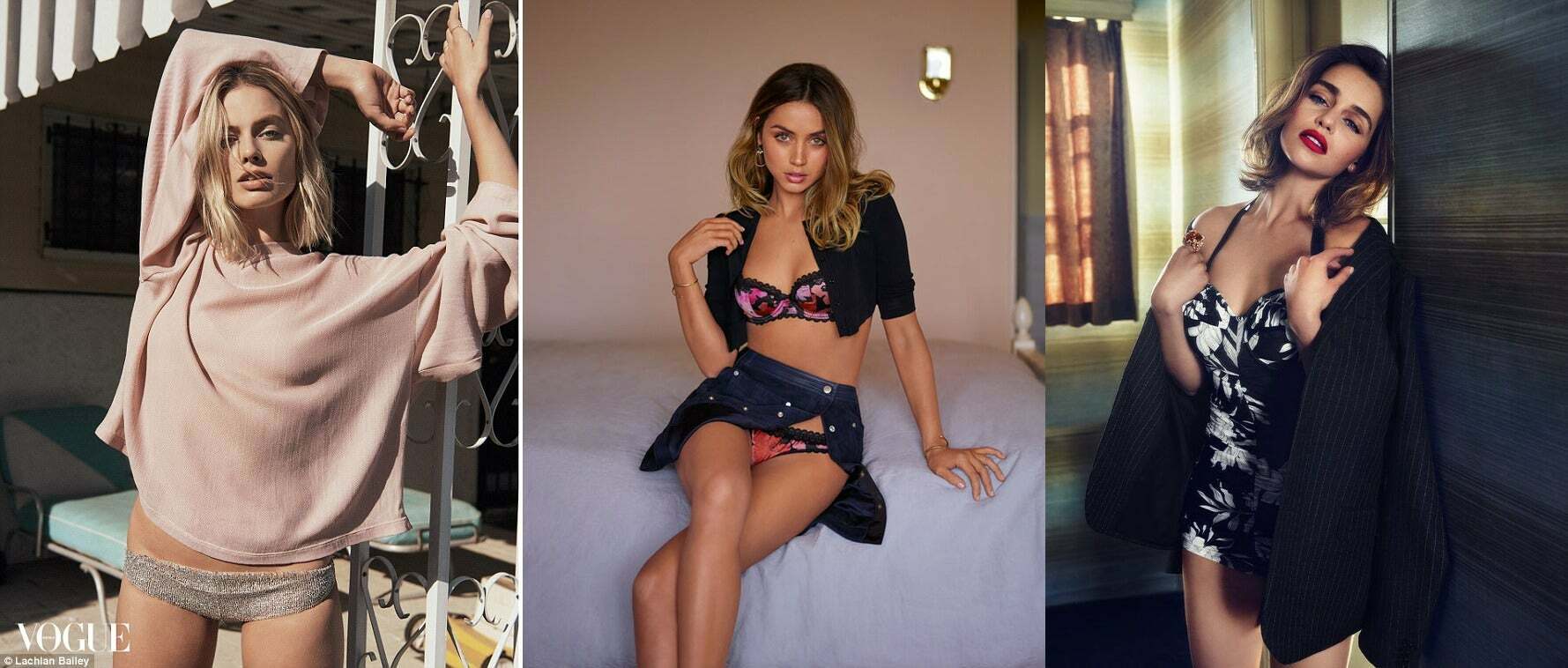 WYR have Margot Robbie ride you cowgirl, fuck Ana de Armas missionary, or pound Emilia Clarke doggystyle?