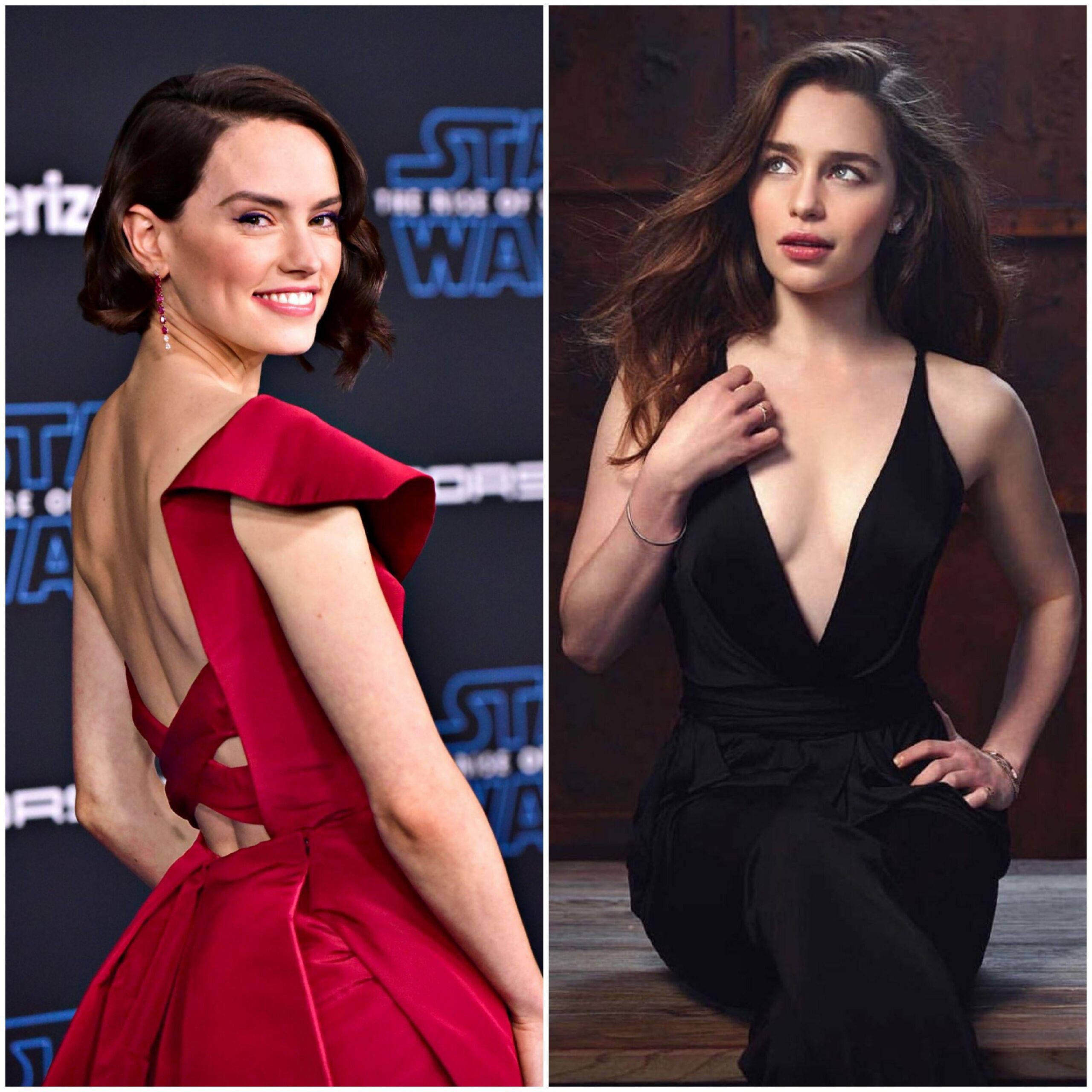 Daisy Ridley and Emilia Clarke is soo sexy Someone help