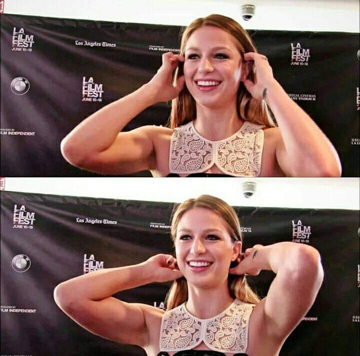 Melissa Benoist and her hot arms