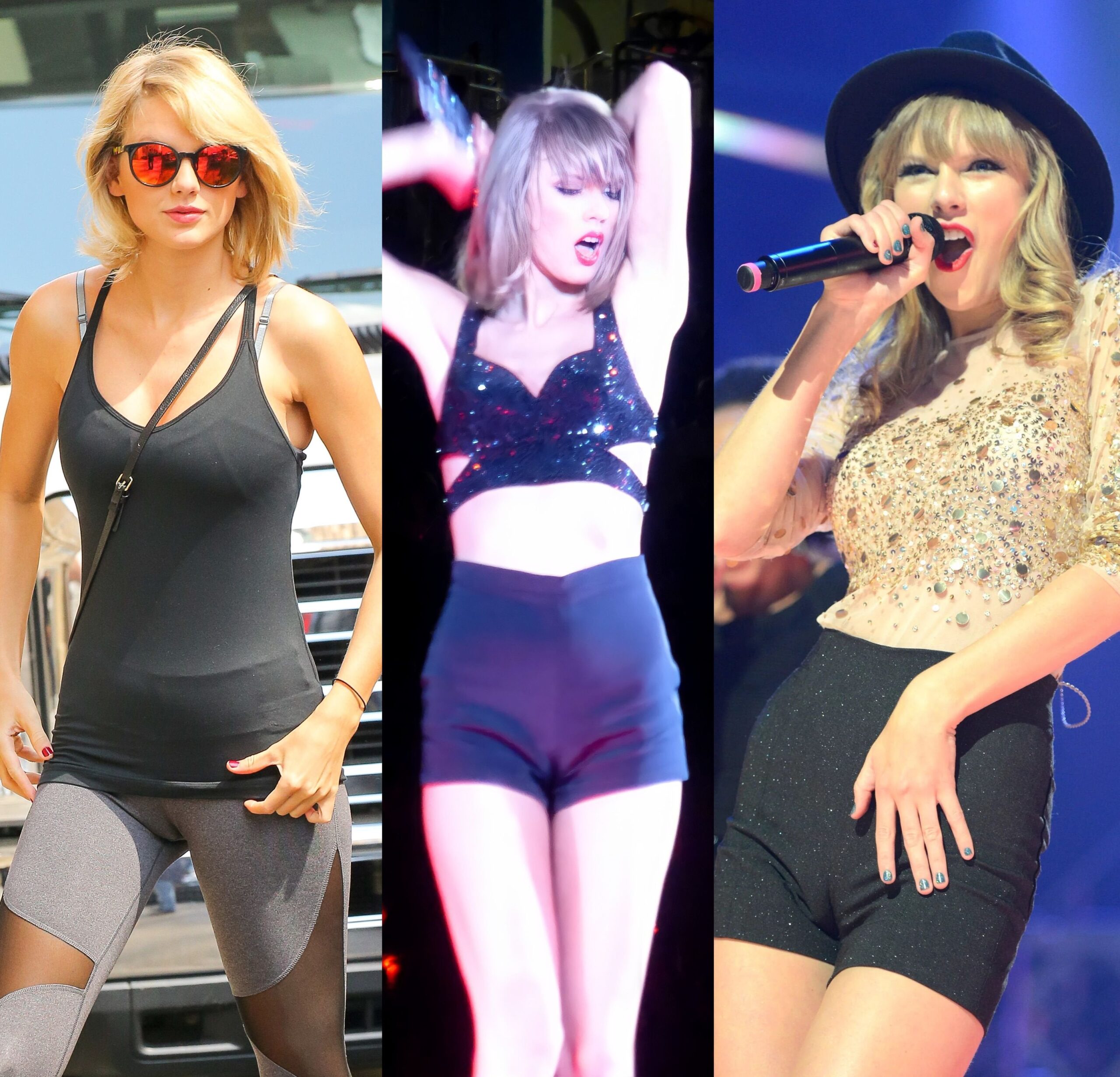 Taylor Swift loves showing of her fat cameltoe