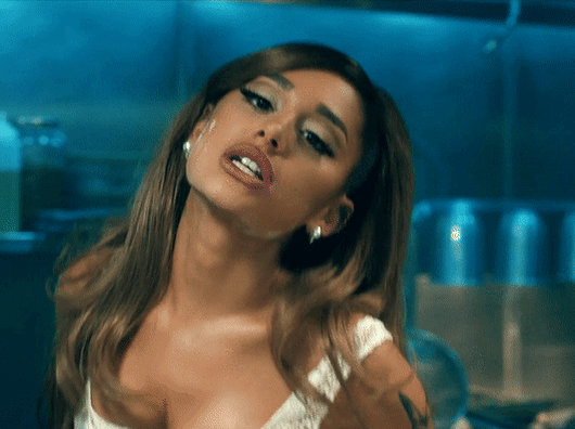 Ariana Grande forgot to clean all the cum off her face after a bj