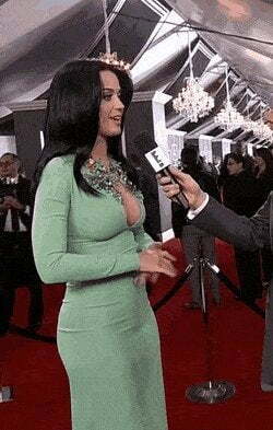 Katy Perry in that dress, it was a knockout