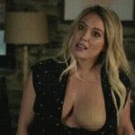 Hilary Duff shows her bare boobs in "Younger"