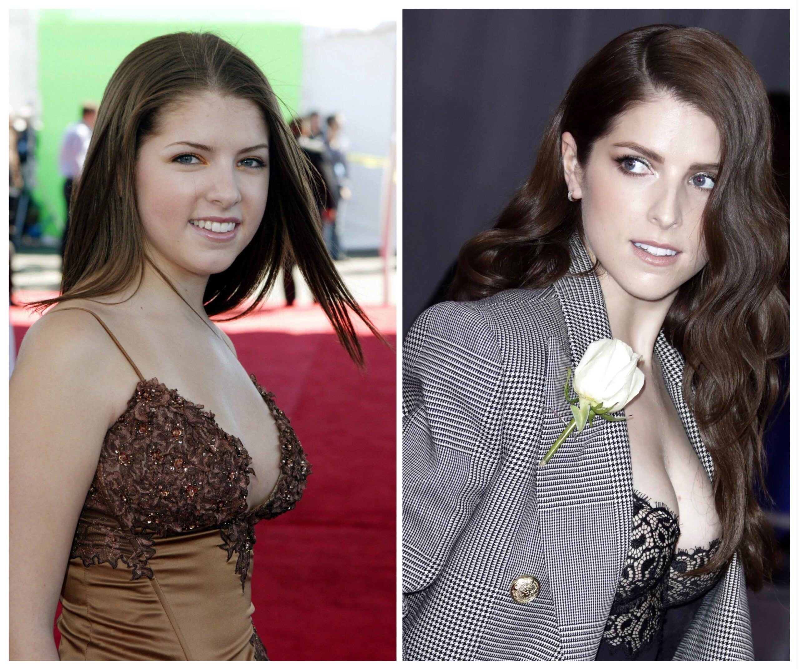 Anna Kendrick Then and now