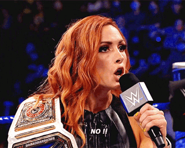 Becky Lynch wants the attention