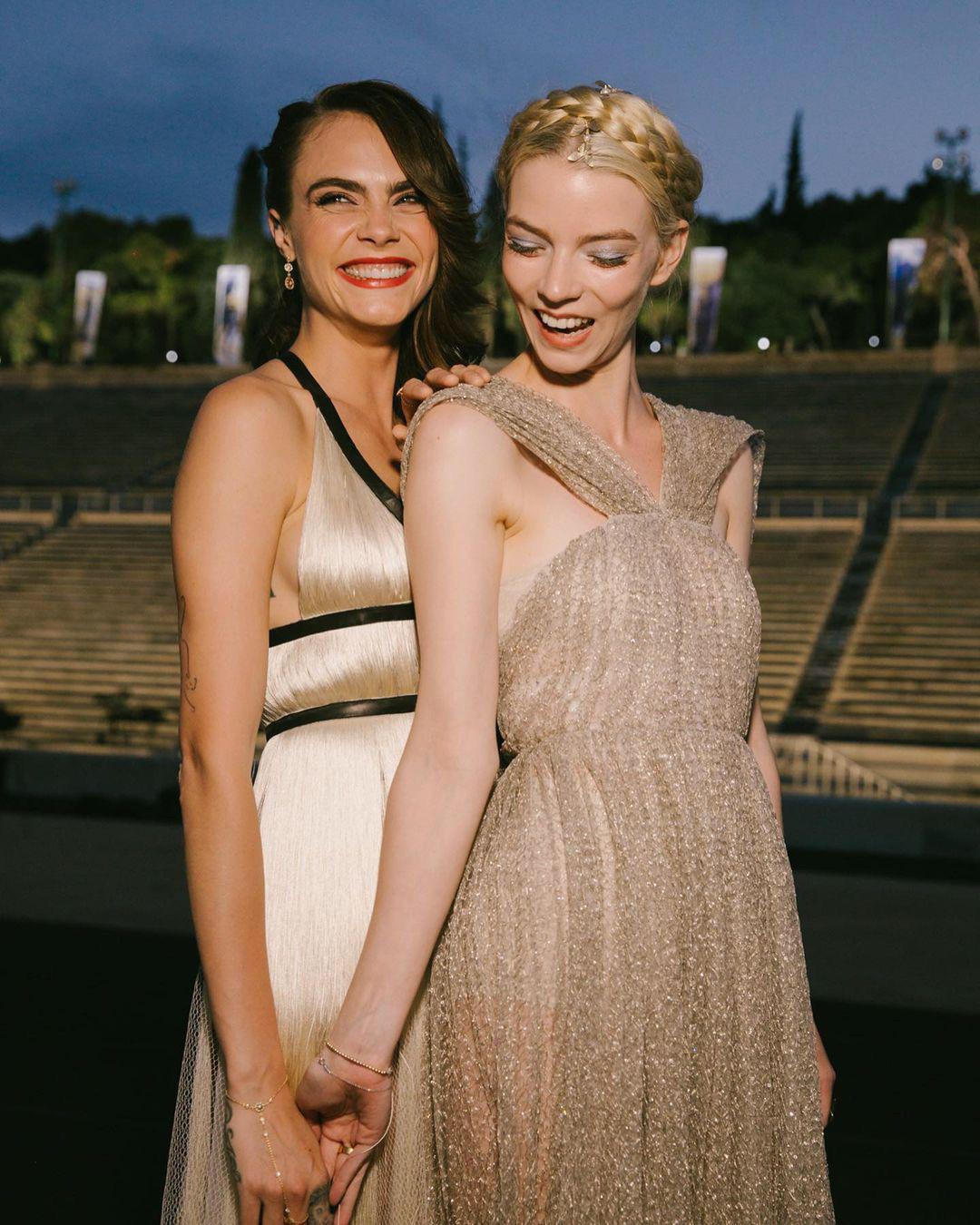 Anya Taylor Joy and Cara Delevingne make a cute couple