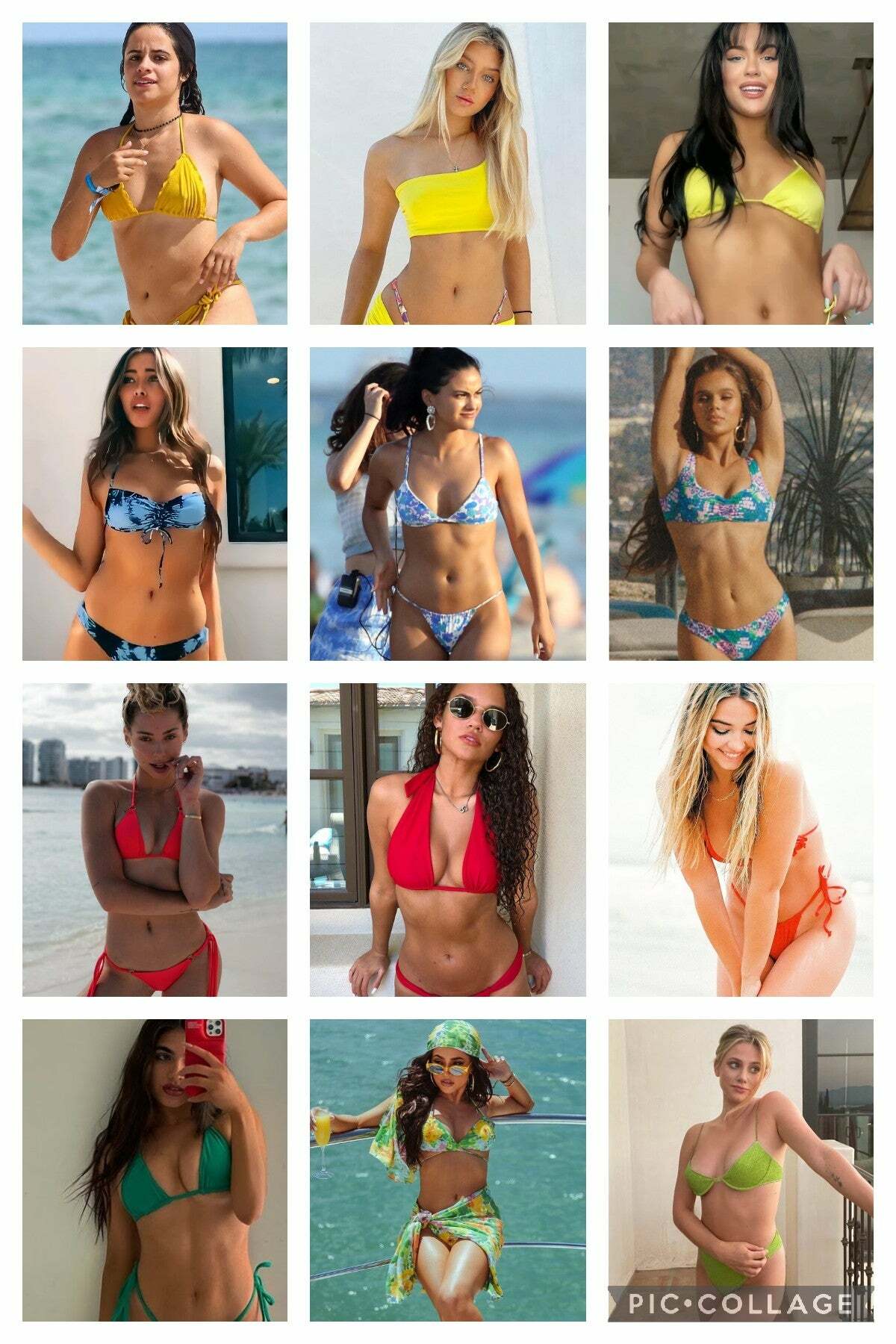Which color of bikinis are you choosing Camila Cabello Mads