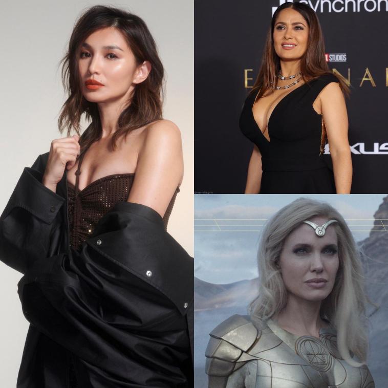 I would love for Gemma Chan Salma Hayek and Angelina Jolie