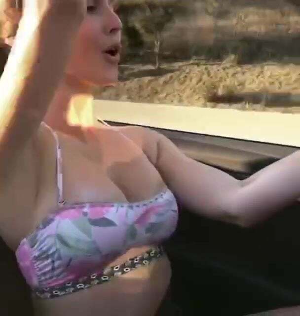 Amanda Cerny sexy nude show perfect boobs
