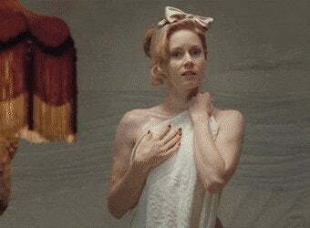 Amy Adams in a towel