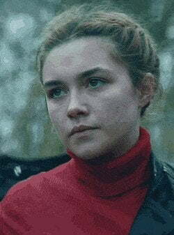 Florence Pugh stripping off