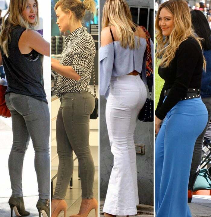 Hilary Duff has one of the best natural asses Ive