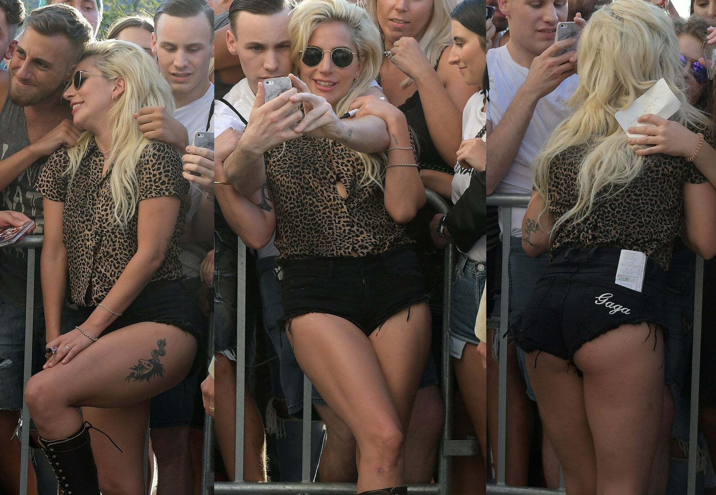 Lady Gaga and her amazing legs and ass