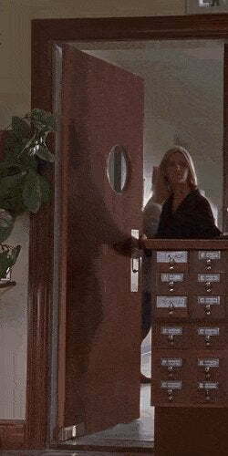 Sarah Michelle Gellar silk robe scene in Buffy The
