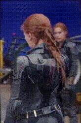That fancy braid needs to get pulled as Scarlett Johansson
