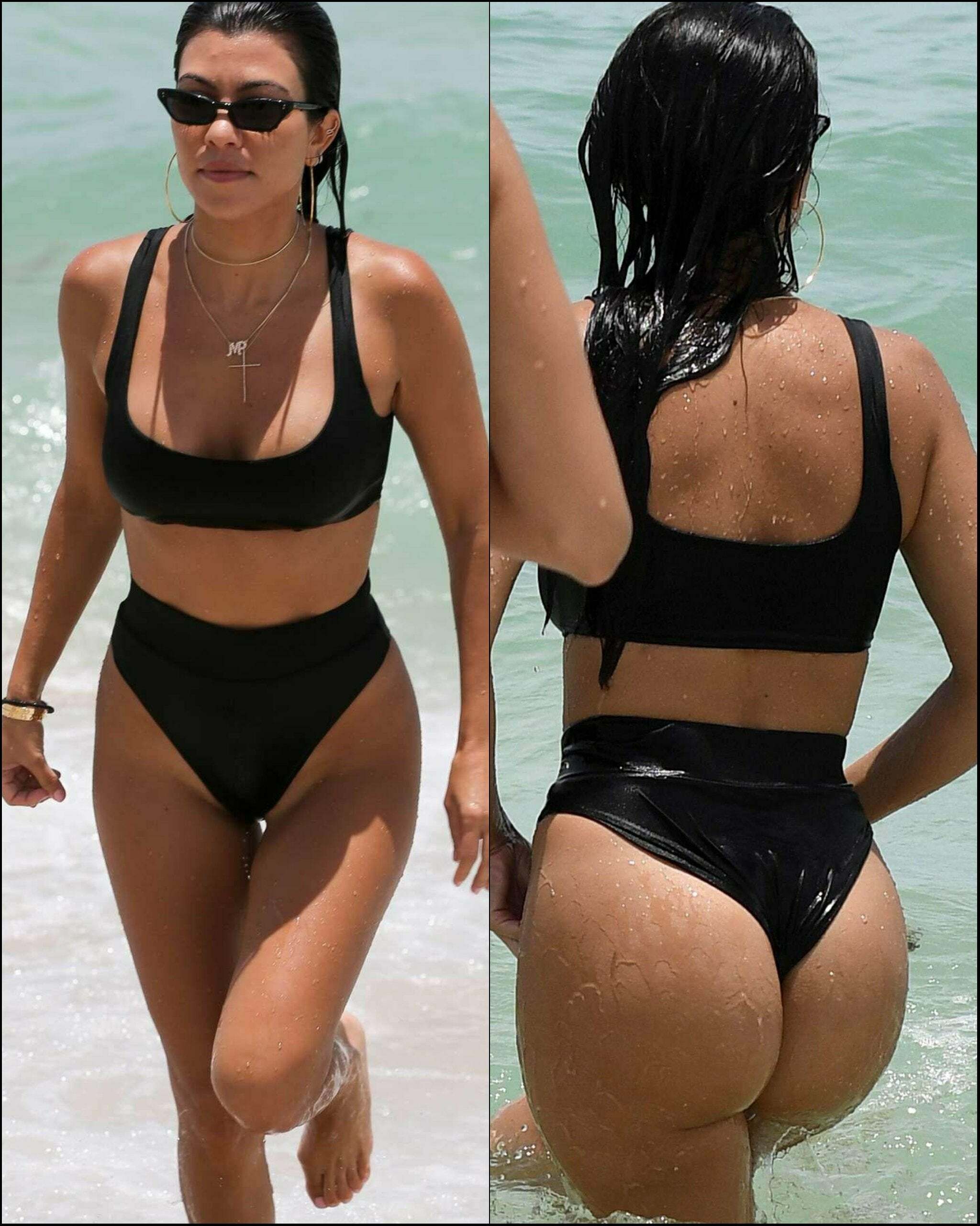 Kourtney Kardashian Nude Ass
