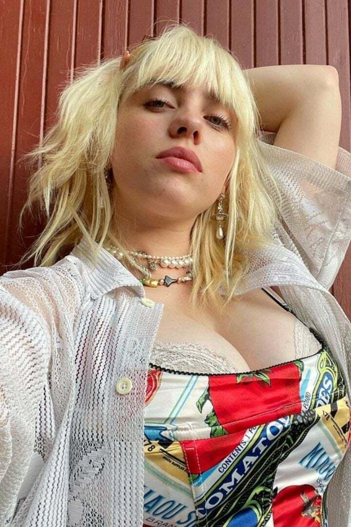 Billie Eilish has a gorgeous face as well as stunning