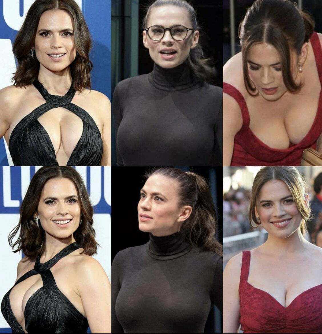 Hayley Atwell and her big juicy tits