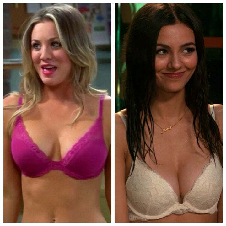 Kaley cuoco vs Victoria justice Titfuck battle Who do you