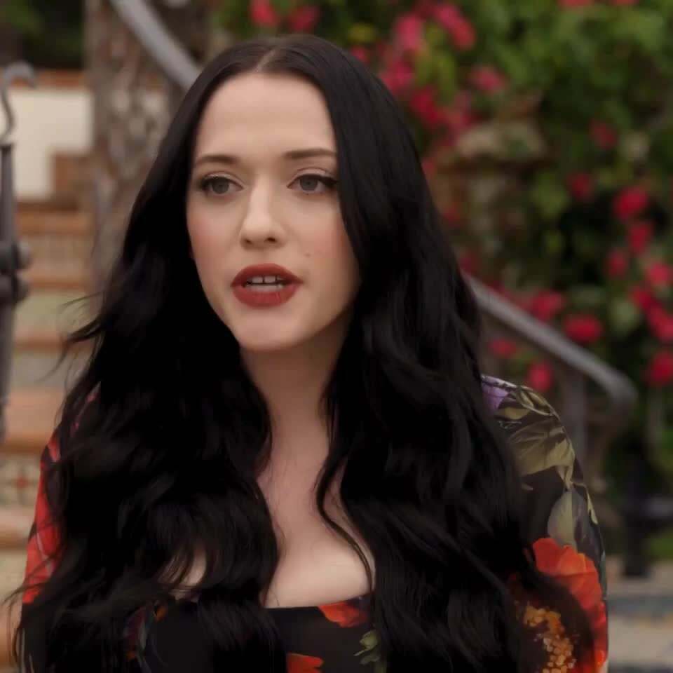 Kat Dennings seems to be angry