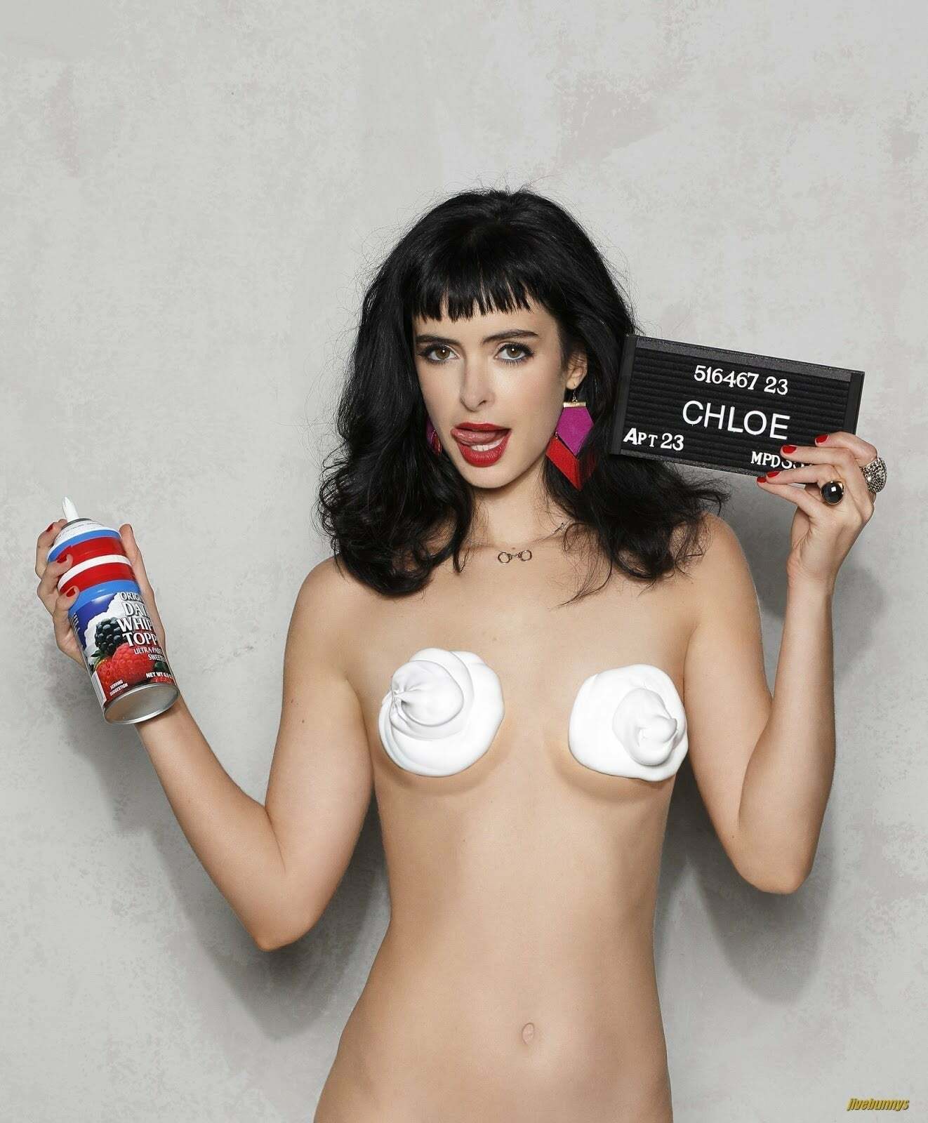 Krysten Ritter and her cum covered tits
