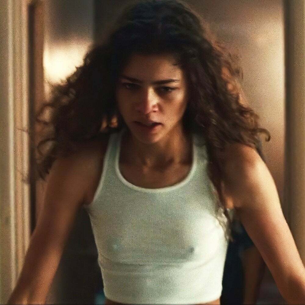 Zendaya See Through Nipples