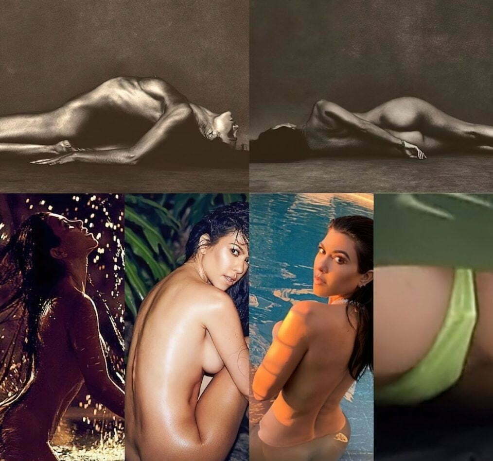 5⭐ Kourtney Kardashian Naked (1 Photo) . 