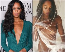 Laura Harrier Topless 5 Photos
