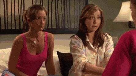 Alyson Hannigan and Emily Deschanel From Tit for Tat