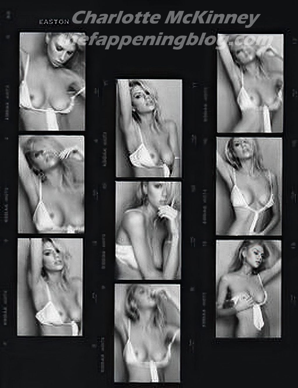 Charlotte McKinney Topless 4 Photos