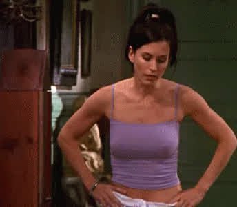 Courteney Cox and her perky plot From Friends
