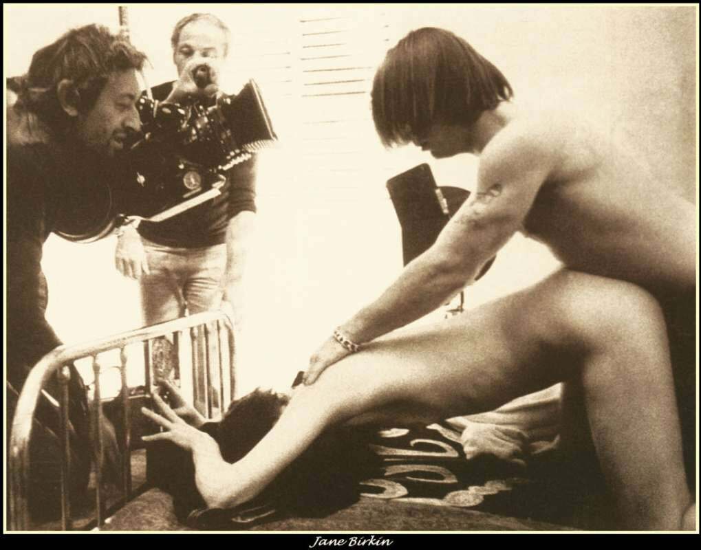 Jane Birkin directed by her partner Serge Gainsbourg in a