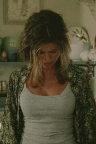 Jennifer Aniston bouncing her cute plots From Bruce Almighty