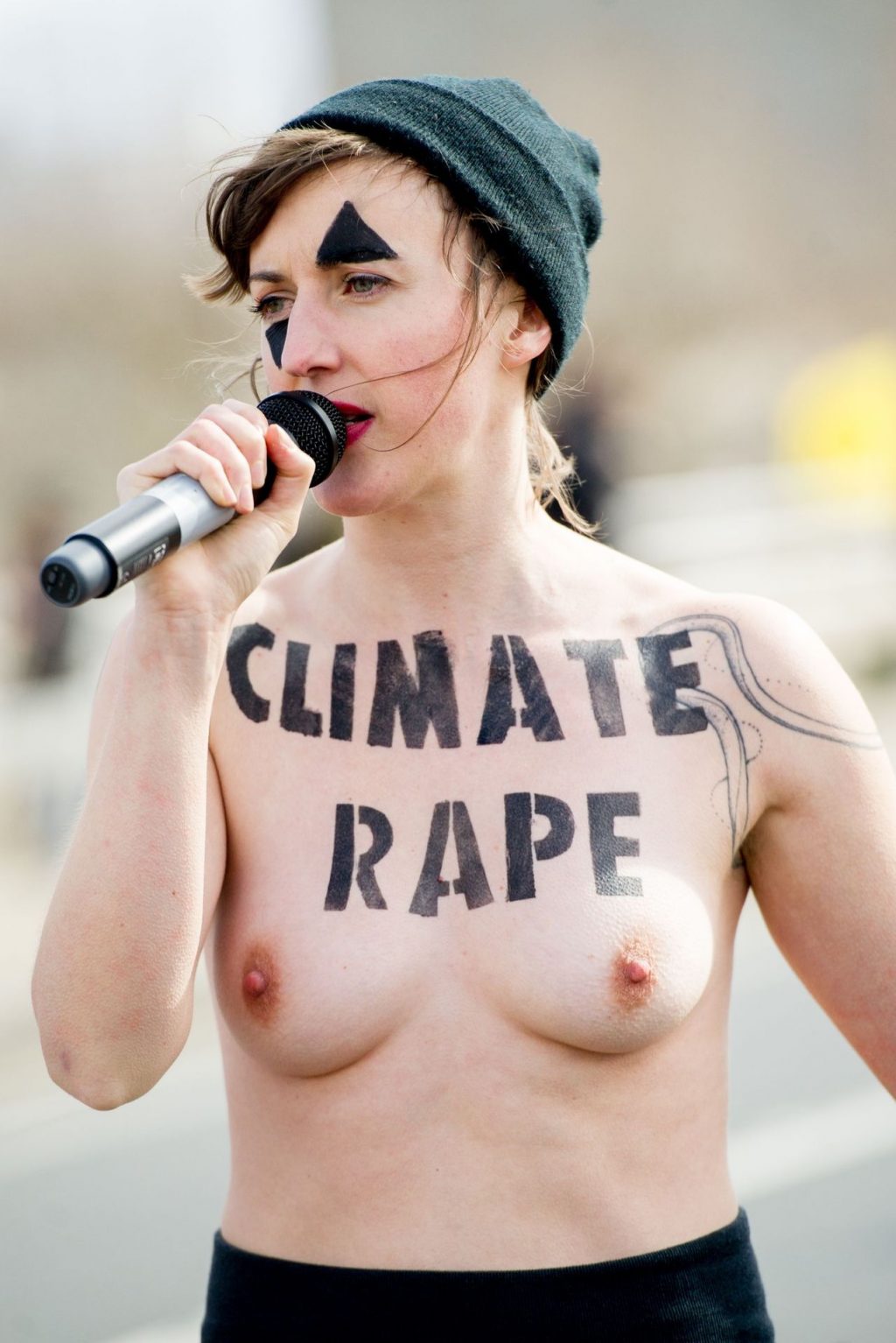 Extinction Rebellion Topless 5 Photos