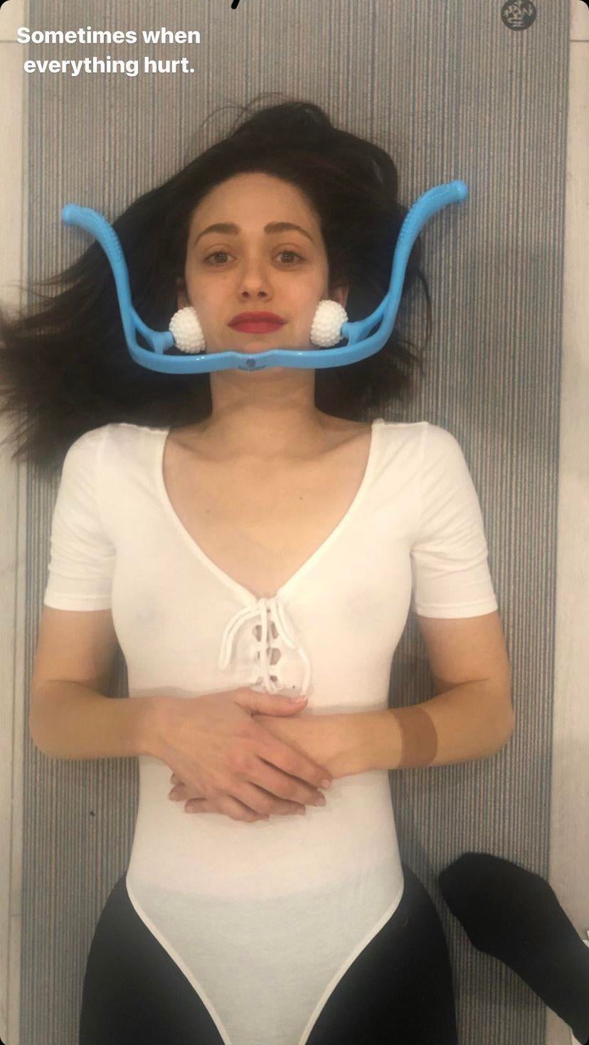 Emmy Rossum showing some nipples