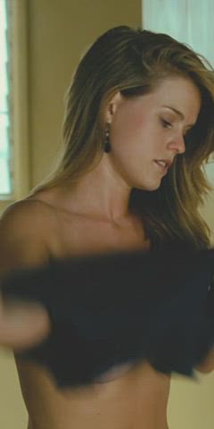 Alice Eve Crossing Over Topless Boob Bounce ENHANCED
