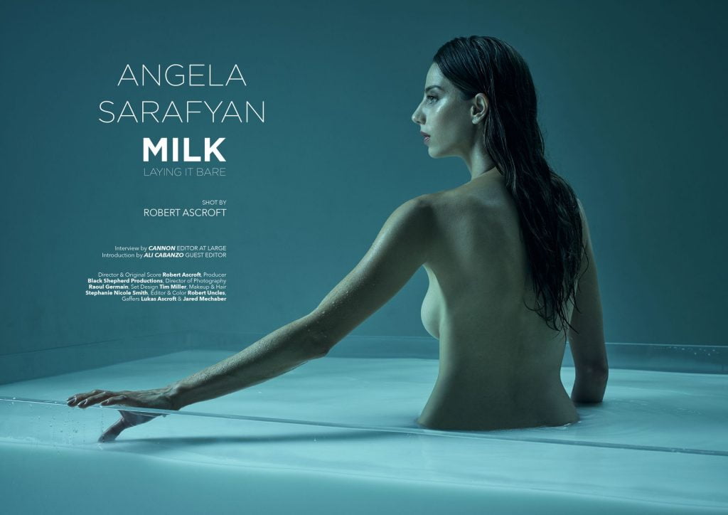 Angela Sarafyan Topless 5 Photos