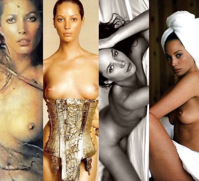 Christy Turlington Topless 2 Photos