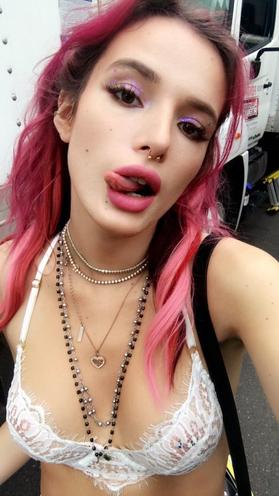 Bella Thorne See Through & Sexy (32 Photos + Gifs & Video)