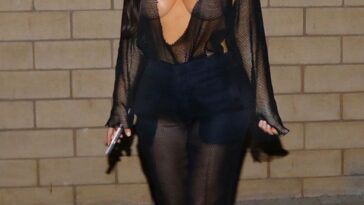 Kim Kardashian See Through (9 Photos)